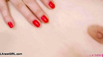 Cute Brunette Model Shows Sexy Body