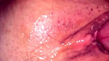 Amateur Pink Pussy 83 Days After Losing Her Virginity In Wet Shaved Close-Up