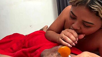 Curiosity Turns Cute Teen Into Cum-Filled Facial Adventure