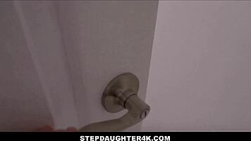 stepdaughter4k - skinny teen stepdaughter seduces her big dick stepdad after getting out of class pov - julia james jay rock