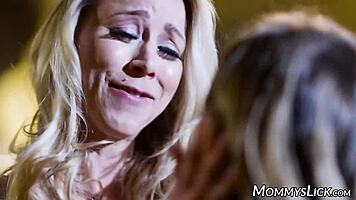 Buxom Katie Morgan Licks Petite Coco Hot!
