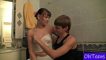Kveta And Nikola's First Time In Shower