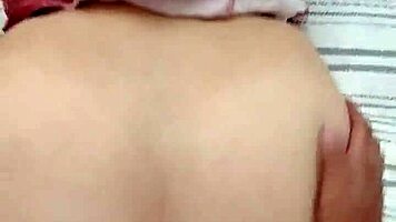 Young Brunette Latina With Big Tits And Ass Gets Fucked In Bedroom.