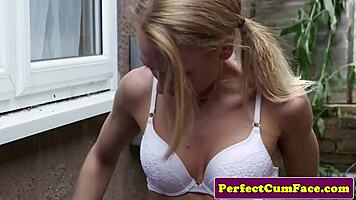 Pigtail Student Facialized For Higher Grades