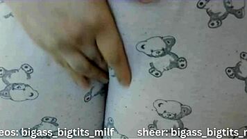 Big Ass Milf Masturbates in Pajamas with Toys and Wet Pussy