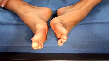 jenna haze uses her pretty feet to please a stud's hard dick in deepthroat action