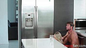 Young girl seduces stepfamily member