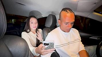 i fucked my tight wet pink pussy with uber drivers big bbc and he cummed in my mouth daniela andrea mr matamorros