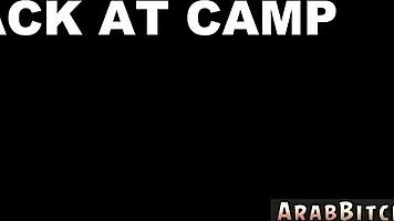 hot teen caught sneaking into the military base