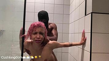 Michikomalandro Sucks Bbc Then Anal In Shower