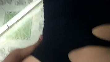 I love watching myself fuck in front of the mirror as a dark Latina