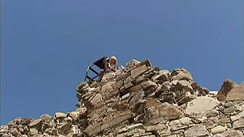 Coed Ana Fey rubs her pussy over the panties where anyone can watch 😏