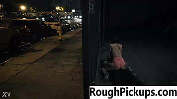 Teen Pickup Leads To Intense Street Sex