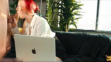 Everyone Saw Boyfriend Fucking Me In Zoom! Mollyredwolf