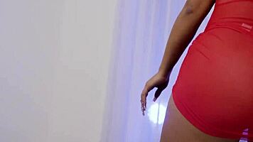 Vero aguas, a petite mexican latina, attends an outdoor casting and flashes her natural tits and curvy ass