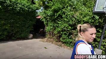 Blonde Young Playing Basketball And Hardcore Fucking Older Man Pov