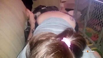 Young Couple Having Intimate Pov Sex With Dildo And Fingering