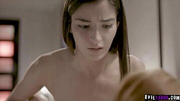 this is some seriously fucked up lesbian action