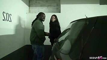 german teen - 18jr teen lullu bezahlt mitfahrt bei bimbo mit einem fick