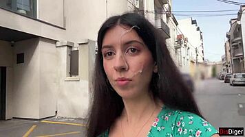 Lose game, walk with cum on face public