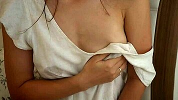 Intriguing Close-Up of Milking Tits