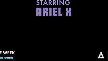 leather milf shows petite blonde who's boss