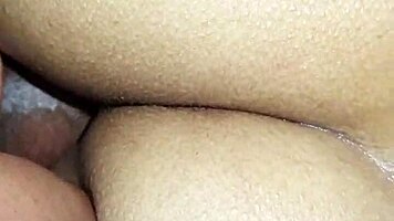 rough anal assfucking leaves teen's big ass gaping