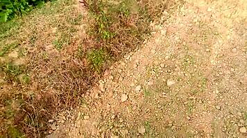 Everbest painful fuck indian aunty outdoor in jungle