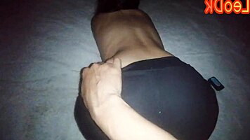 Agatha cix, my cute 18yo roommate, removes my condom