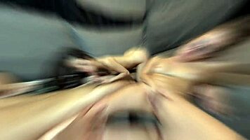 Join the wild orgy train with moans and hair pulling 😈