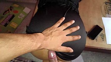 'first time anal?' yeah, fucked hard, screaming with big round ass.