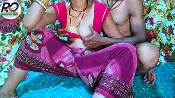 Desi Bhabhi Looks So Cool And Having Sex With Brother-In-Law In Red Saree Hindi Audio Claire Vais