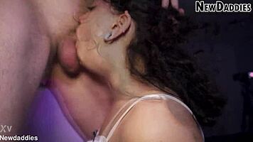 Nicole luva faces intense face fucking and rough sex in teen compilation