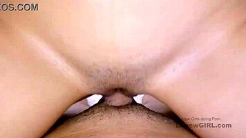 Shy brunette gets fucked hard in audition!