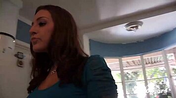 gracie glam and karina kay casually eat pussy in the bathroom, their tongues exploring shaved areas with fingering and kissing