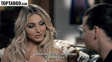 Wife's Friend Misses Cock In Mouth