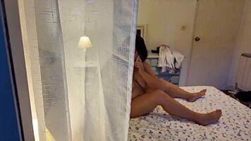 My Stepmom Didn't Close The Door Her Pussy Is So Hairy