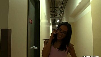 Teen babes pays for her lesson offering her pussy 😏