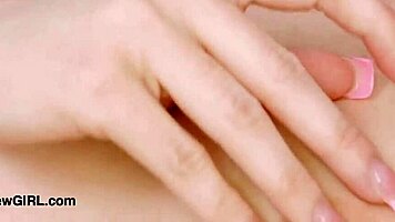 cute teen blonde shows her sexy body