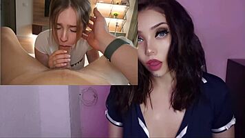 Rubia de grandes tetas naturales se coge a su patron