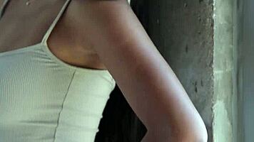 Look at This Cute Asian Babe Stripping Her Clothes Off