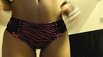 panty show with sexy new pairs