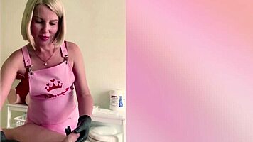 He Let Russian Blonde Near His Cock She Made Him Cum Hard