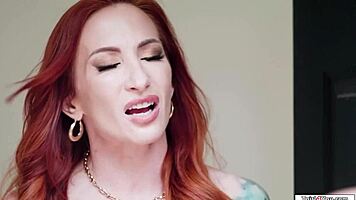 Tgirl Licks Pussy Under Blanket!