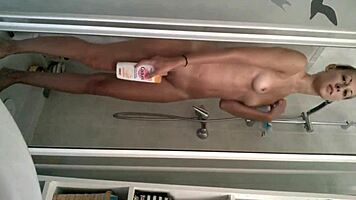 So Sexy Teen Girl Taking A Shower