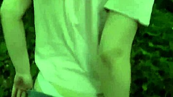 A naughty chick explores outdoor sex in the forest and public places