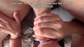 Gentle bi encouragement – dare to suck cock for me