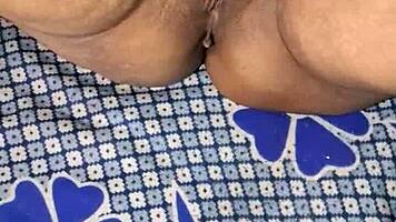 Desi Sexy Bhabhi Shows Her Wet Pussy Close-Up