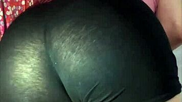 Emotional gym session with latina friend in mini shorts turns intimate