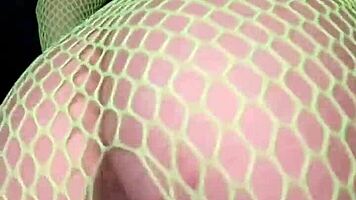 Nadia diamo hot ass fishnet bodysuit twerking slow motion